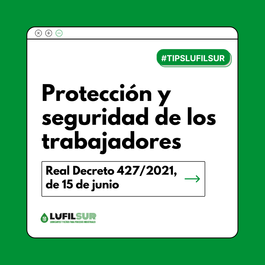 EL real Decreto 427/2021 refuerza la seguridad de los operarios en el taller