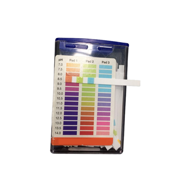Las tiras de medición de pH