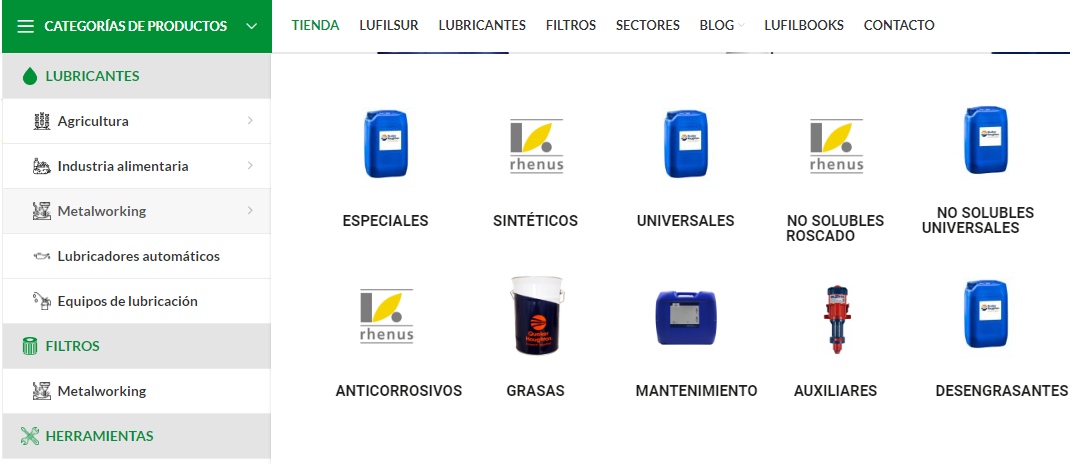 tienda online lufilsur